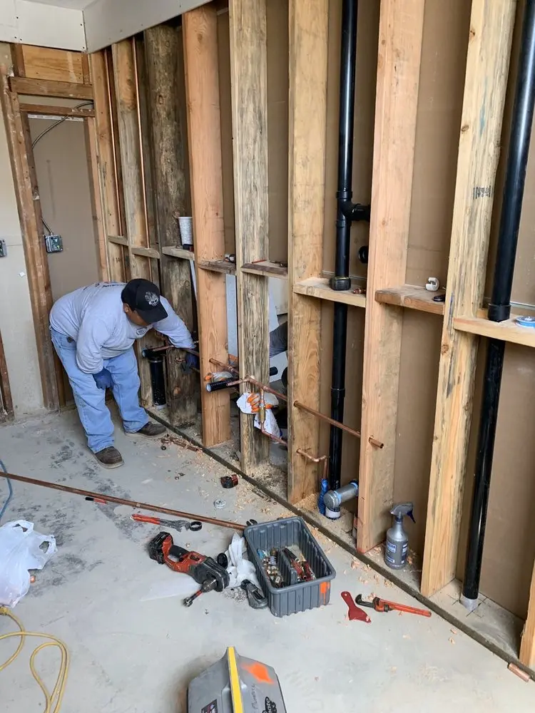 Commercial rough-in plumbing for Commercial Plumbing in Maplewood Park
